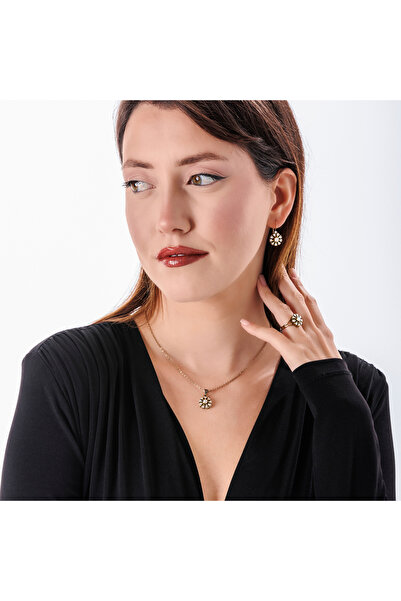 Atelier LEO Handmade Jewellery GÜL BAKIR EL YAPIMI KRİSTAL TAŞLI KARARMA YAPMAZ KADIN KÜPE ÖZEL KUTULU