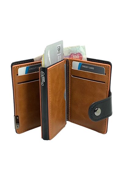 Classic Milano RFID Blocking Faux Leather Wallet for Men and Women, Automatic Card Holder Men's Wallet
