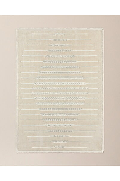 Madame Coco Trellis Teppich - Knochen - 200x300 cm