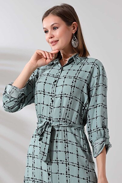 COCOCİX Copy - Patterned Tunic Dress