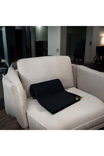 ecottonworks Siyah Polar Tekli Koltuk İçin Koltuk Örtüsü 110 cm x 180 cm
