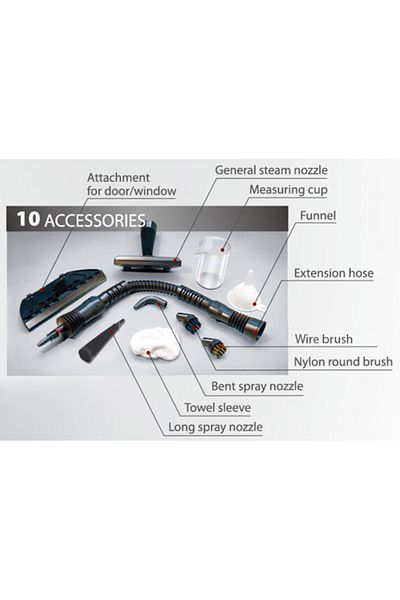 CAMRY Steam cleaner Camry CR 7021, 3.5 bar, 1100W, 350ml, 10 accessories