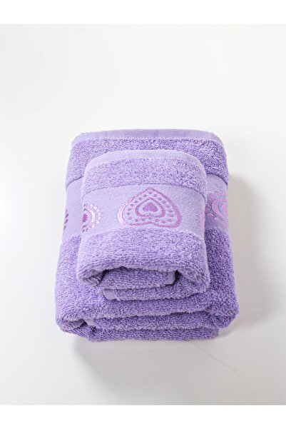 Ender Home Love El & Рушник для обличчя – 2 шт., 100% бавовна, 30x50 см і 50x90 см