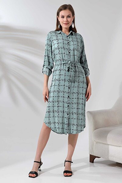 COCOCİX Copy - Patterned Tunic Dress