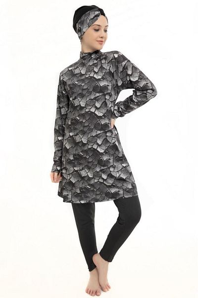 Form Angel Μαγιό Hijab Full Covered Plus Size 1730-19
