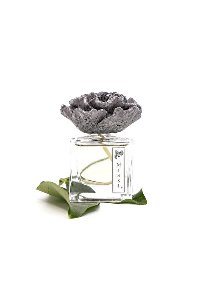 Missi 50 ml Gri Çiçek Taşlı Black Vanilya Oda Kokusu
