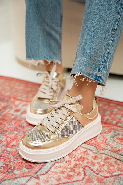 LAMİNTA Osi Gold Stone Women's Sports Shoes