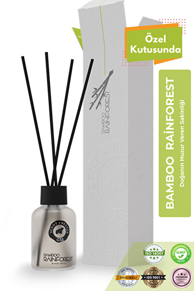 CSScompany Oda Kokusu Bamboo Rainforest Çubuklu Oda Kokusu | Bambu Koku Ateli...