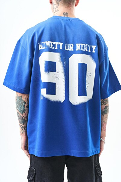 Respire Ανδρικό Ninety Printed Oversize T-Shirt Saks