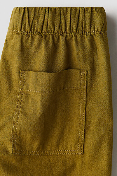 H&M Keten Karışımlı Pantolon