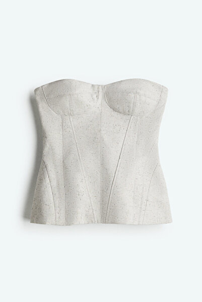 H&M Gabardin Büstiyer Üst
