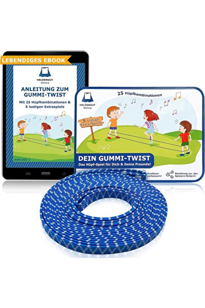 VipDeluXe Heldengut ®   Children's Games Jumping Rubber