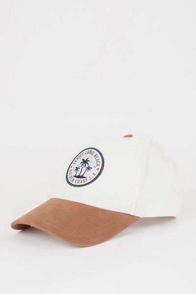DeFacto Men's Color Blocked Cotton Cap Hat W8579Az24Sm