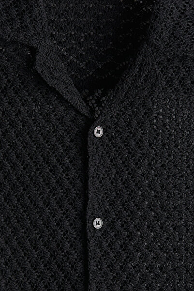 H&M Erkek Yaka Gömlek Loose Fit