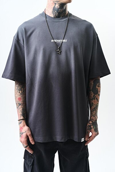 Respire Ανδρικό μπλουζάκι Oversize Smoked, Unfuckwithable Printed