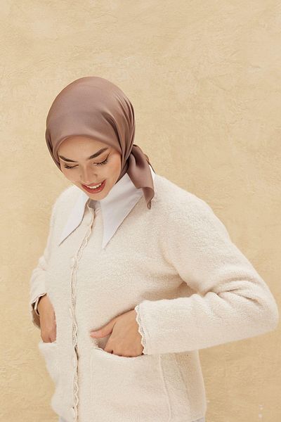 Silk Home Απλό γυαλιστερό κασκόλ 75006-17