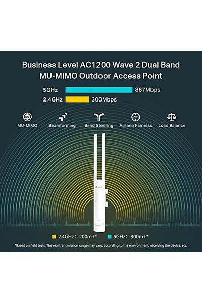 TP-LINK EAP225-Outdoor AC1200 Wireless MU-MIMO Gigabit Indoor/Outdoor Access Point