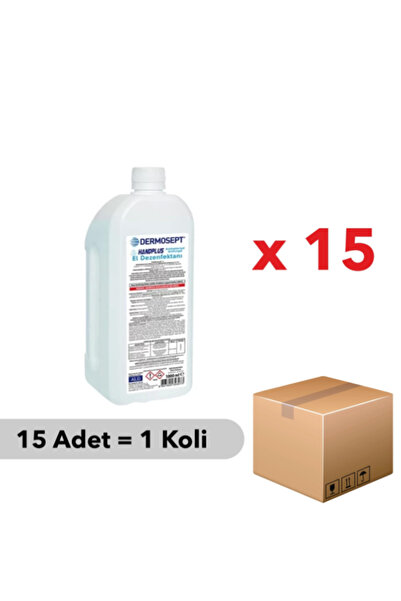 DERMOSEPT DEZENFEKTAN 1 LT POMPALI (15'Lİ KOLİ)