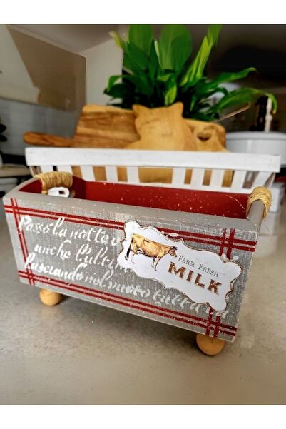 Ece Aymer Craft House KIRMIZI ÇİZGİLİ EKMEKLİK