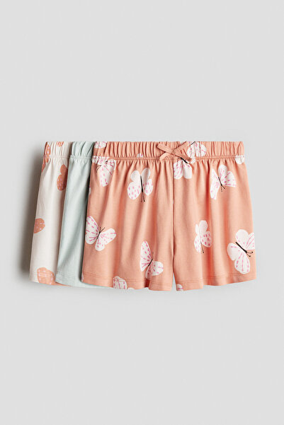 H&M 3'lü Pamuklu Şort