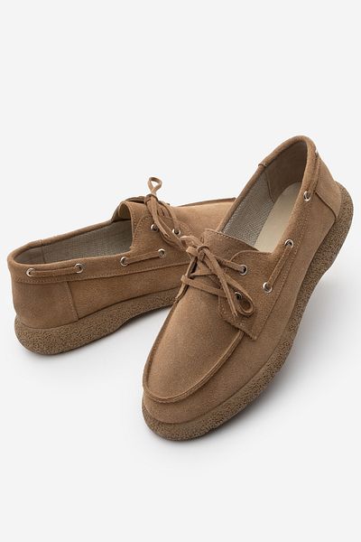 Marjin Dámské boty pro volný čas z pravé kůže Enita Camel