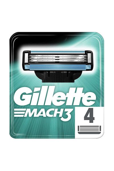 Gillette Mach3 Replacement Shaving Blade Set of 4