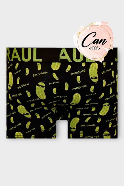 Juan Raul Cucumber Patterned Patterned Men's Boxers - Db228