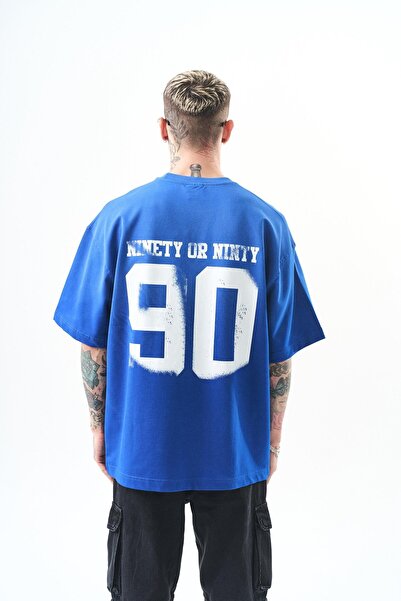 Respire Чоловіча футболка Oversize з принтом Ninety Saks