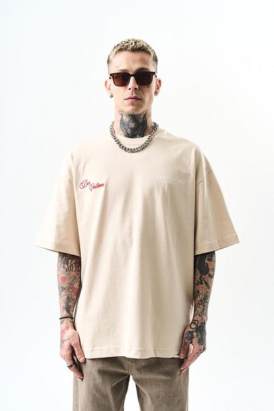 Respire Ανδρικό μπλουζάκι Oversize, Λευκό