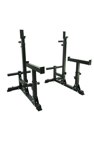 YALLA HomeGym Premium Bench Press Squat Rack Stand, 450KG Max Load, Adjustable Height And Width