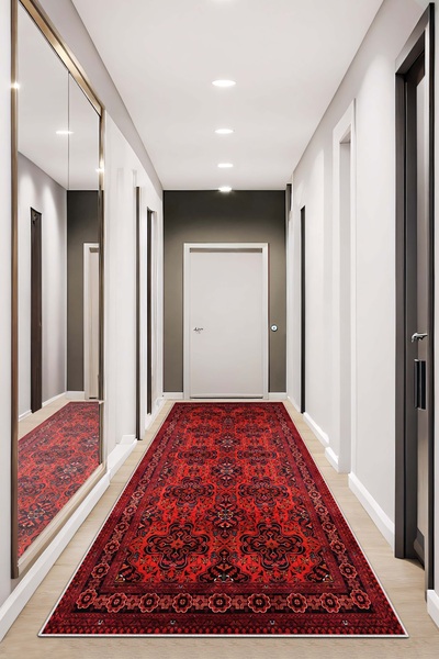 West Home Makinede yıkanabilir kaymaz taban leke tutmaz mutfak halısı salon halısı ve yolluk