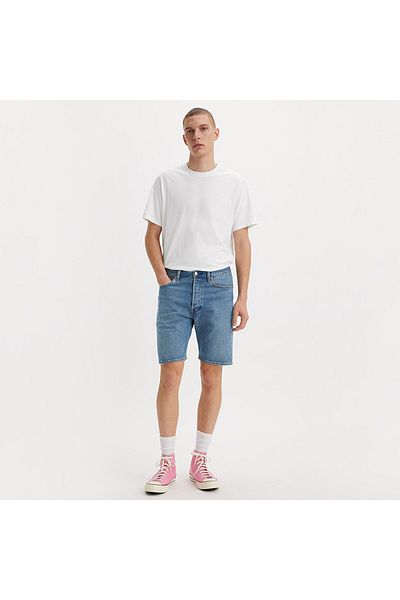 Levi's 501 ORIGINÁLNE PÁNSKE MODRÉ JEAN ŠORTKY 36512-0235