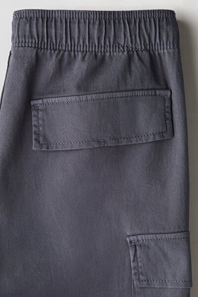 H&M Kargo Gabardin Şort