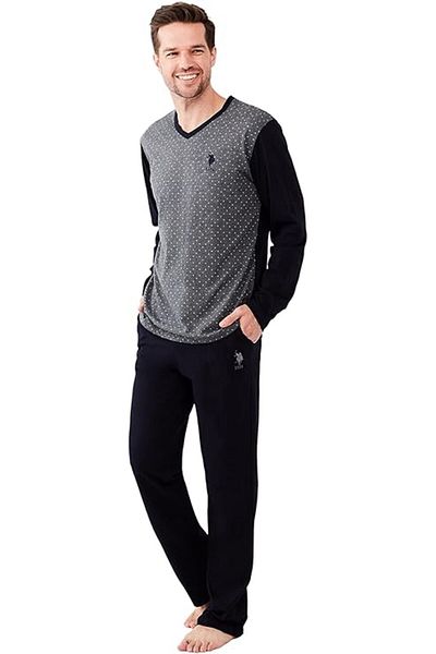 U.S. Polo Assn. USPA V-Neck Men's Pajama Set XXL