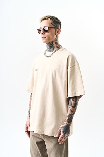 Respire Ανδρικό μπλουζάκι Oversize, Λευκό