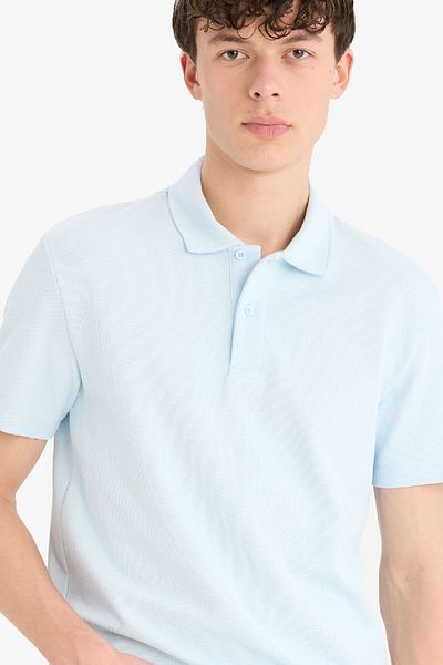 DeFacto Tricou polo cu mânecă scurtă, cu formă regulată, simplu, B4939ax25sm