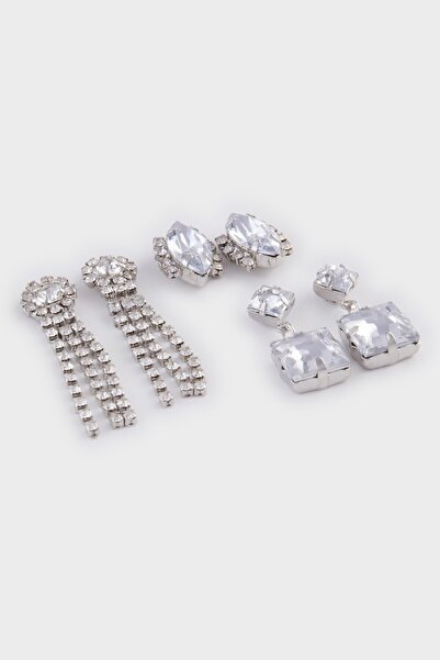 DeFacto Γυναικείο Σετ σκουλαρίκι 3 τεμαχίων E1442axns Model