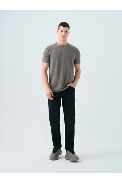 Loft Men's Anthracite Lf 2038850   Off White Tshirt Lf 2038850