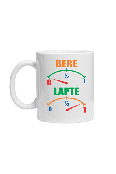 OEM Cana albă personalizată „bere/lapte”, INOVATIX®. 330 ml