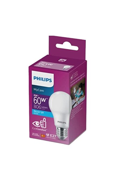 Philips Mycare Led Lamba 8w - 60w 6500k Beyaz Işık