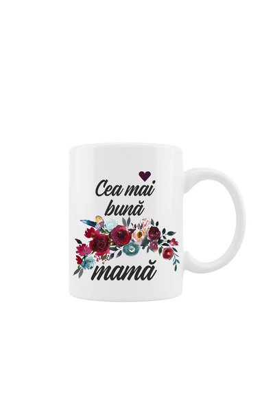 OEM Cana albă personalizată „Best Mom”, INOVATIX®. 330 ml