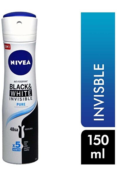 NIVEA Deodorant Kadın 150ml.Inv B& W Pure