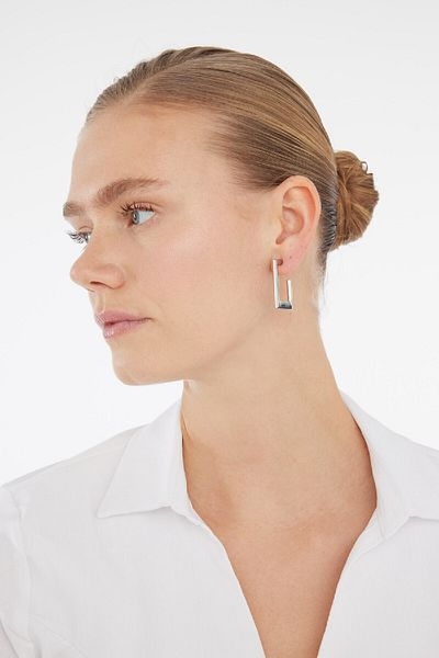 DeFacto Silver Earrings Women's Set of 3 - E3075Axns