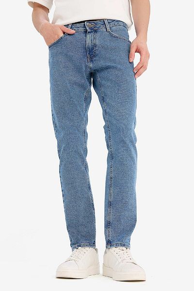 DeFacto Pedro Slim Fit Skinny Fit Jeanshose mit normaler Taille und schmalem Bein E1929AX25SP