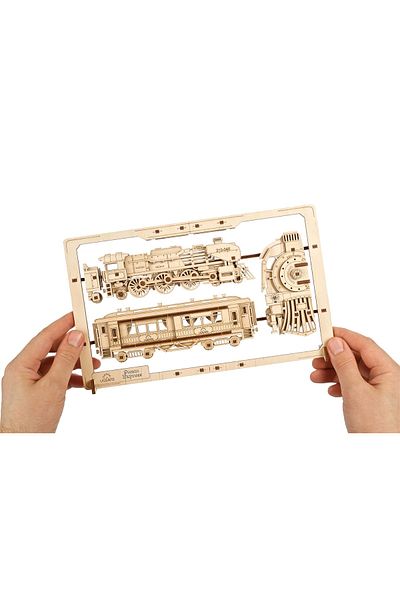 Ugears Steam Express 2.5d Puzzle
