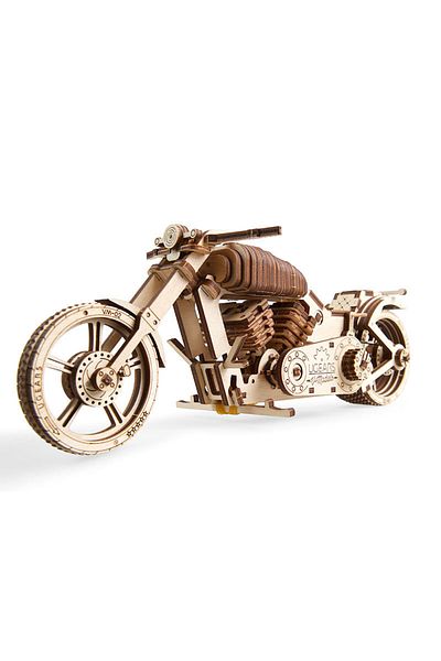 Ugears 3d Wooden Puzzle - Motorcycle Vm-02 Mechanica