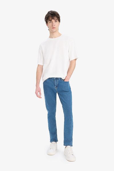 DeFacto Skinny Fit παντελόνι με εξαιρετικά στενό εργαλείο, Carlo E3712AX25SP