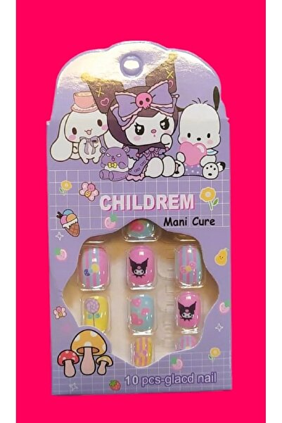 madam shushu KUROMİ ÇOCUK TAKMA TIRNAĞI 1 (OYUNCAK SÜSLEMELİ)