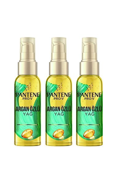 Pantene 100 ml X 3 Natural Synthesis Argan Oil Elixir
