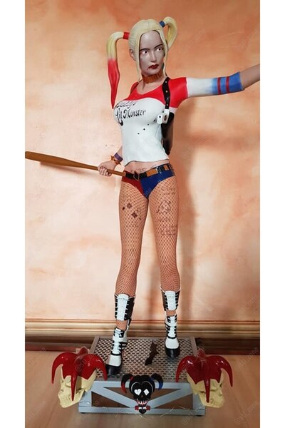 Lineex Harley Quinn Figür Maskesiz (40CM DEV BOY) | Harley Quinn Figure